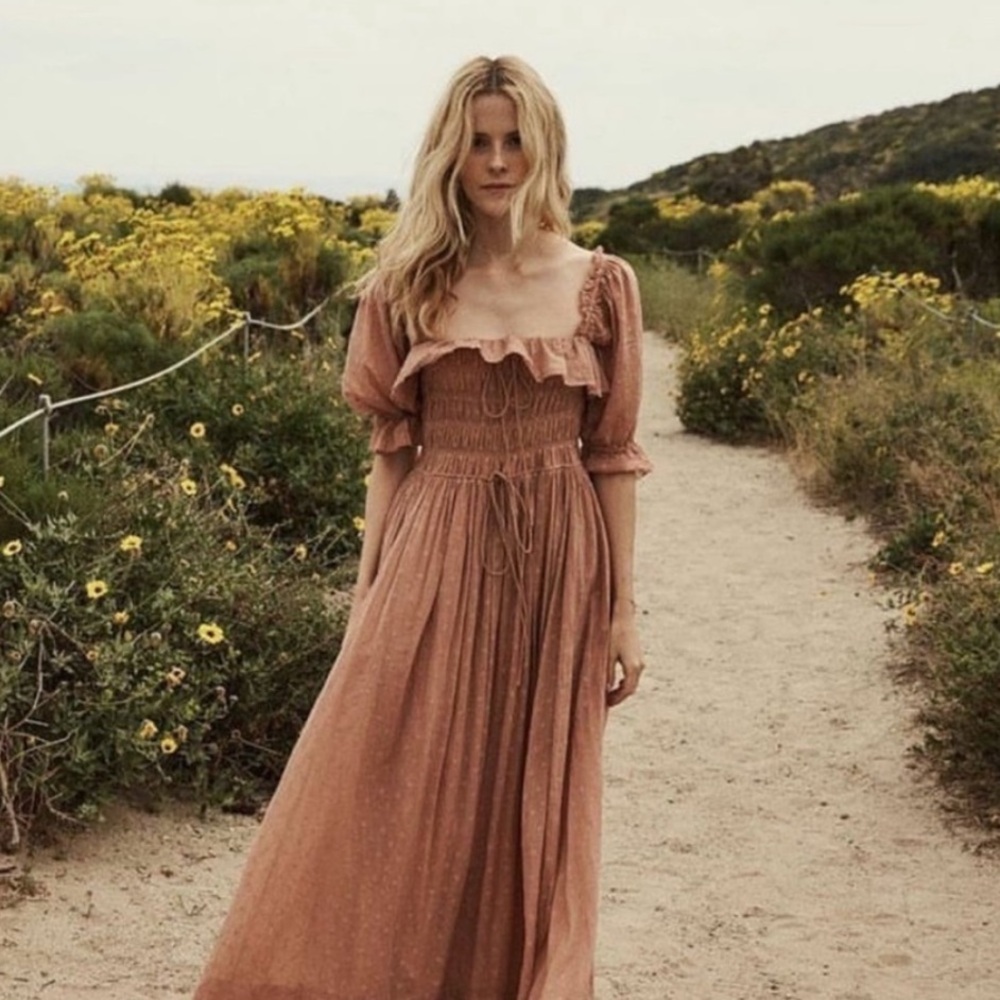 Elegant Brown Maxi Skirt